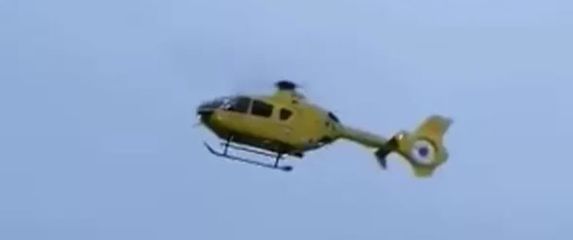 Helikopter prevozi ozlijeđeno dijete