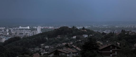 Kišni oblaci nad Zagrebom