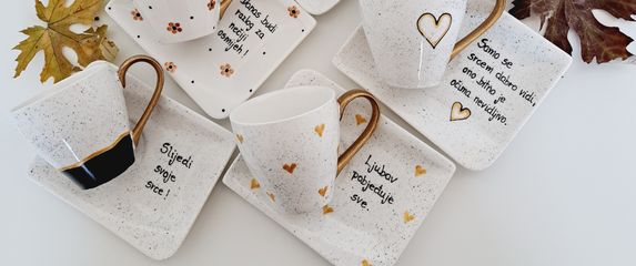 Hrvatski brend Pola srca ima prekrasne šalice i tanjuriće s toplim i inspirativnim natpisima - 17