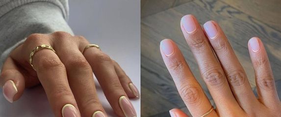 Obrnuta francuska manikura