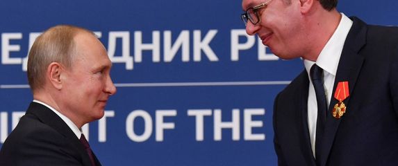 Vladimir Putin i Aleksandar Vučić