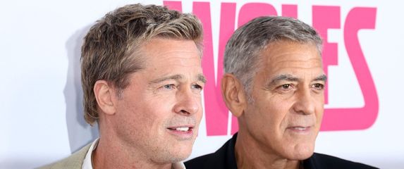 Brad Pitt i George Clooney na premijeri filma