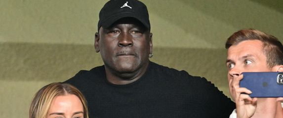 Michael Jordan na utakmici Monaca i Barcelone u Ligi prvaka