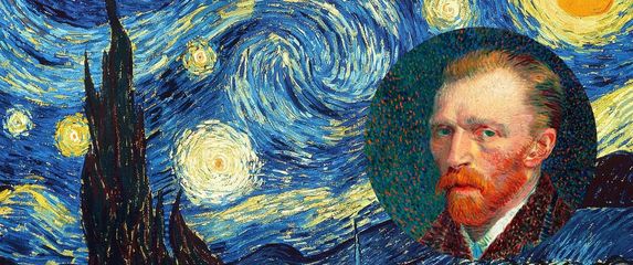 Umjetnik Vincent Van Gogh na autoportretu