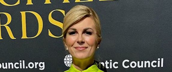 Kolinda Grabar-Kitarović u haljini brenda Edeline Lee u New Yorku