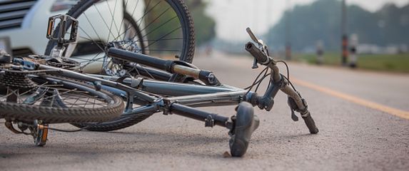 Nesreća na biciklu, ilustracija