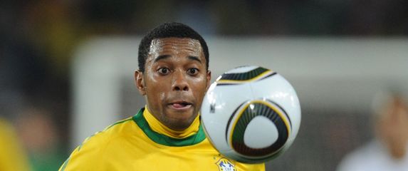 Robinho na SP 2010. godine