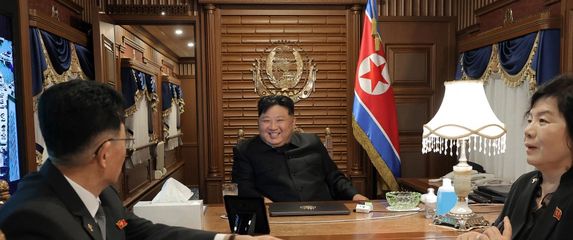 Kim Jong Un u svojem vlaku