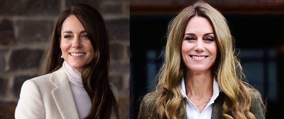 Princeza od Walesa kao brineta i plavuša