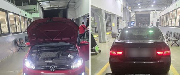 Policija je automobile poslala na tehnički pregled