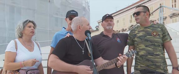 Prosvjed branitelja u Šibeniku - 4