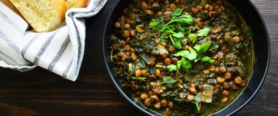 Juha od leće s keljom