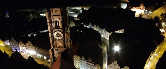 Spašavanje pijanog mladića s krova crkve u Landshutu - 1