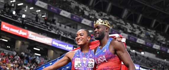 Rai Benjamin i Jasmine Jones