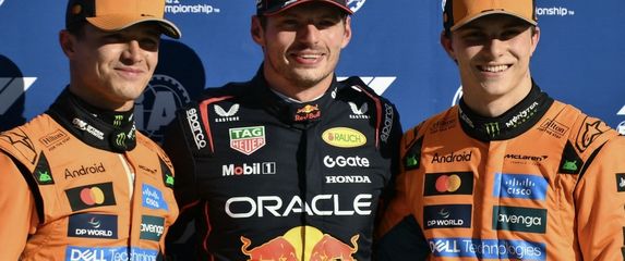 Norris, Verstappen, Piastri