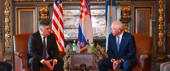 Predsjednik Milanović i guverner Tim Walz