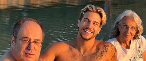 Marco Cuccurin s tatom i bakom