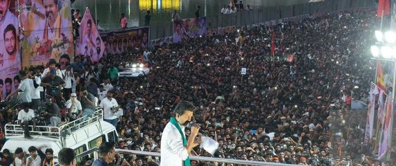 Skup indijskog političara Vijaya 20. rujna