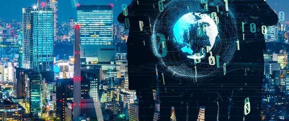 Grupa mladih inženjera, ilustracija