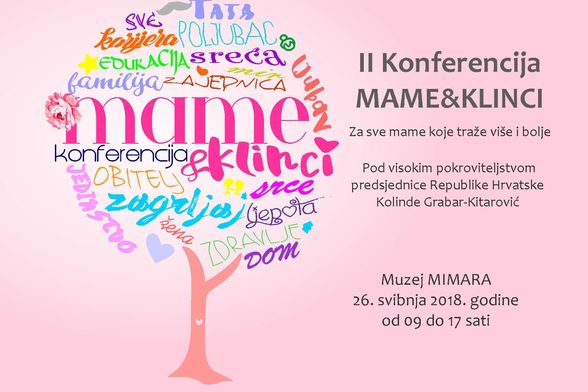 Plakat konferencije \'Mame&klinci\'