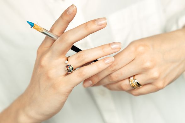 FREYWILLE edicija prstenja 18 kt Gold & Diamonds