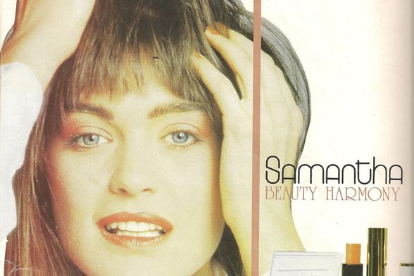 Bernarda Marovt u reklami za kozmetički brend Samantha