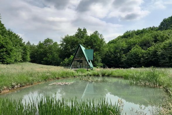 A-frame kuća u Donjem Oštrcu