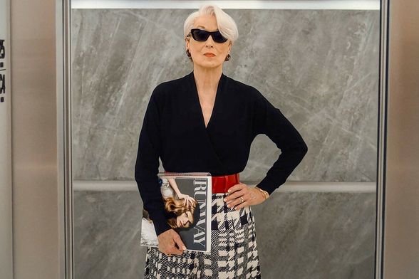 Meryl Streep kao Miranda Priestly u filmu Vrag nosi Pradu 2