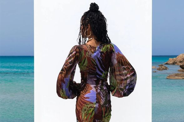 Haljina Daliana ukrašena efektnim printom