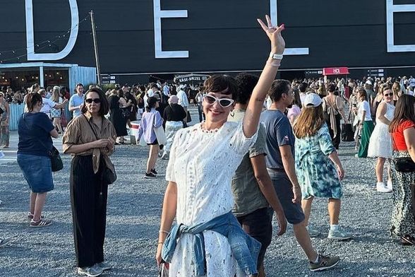 Irena Pecotić na koncertu Adele