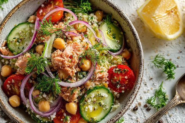 Salata od bulgura i tune