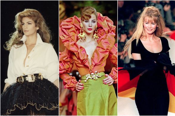 Cindy Crawford, Christy Turlington i Claudia Schiffer