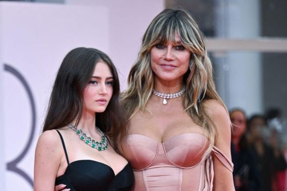 Heidi Klum i kći Leni na otvaranju Venecijanskog filmskog festivala