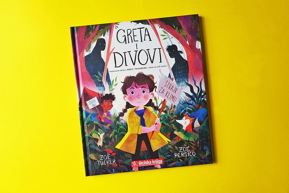 Slikovnica Greta i divovi stigla je u hrvatske knjižare