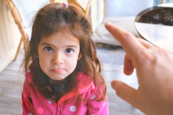 Djevojčica je tužna