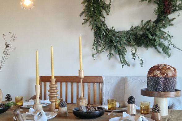 Drveni stalci savršeno se uklapaju u blagdansko ozračje