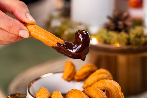 Churros u obliku lizalica