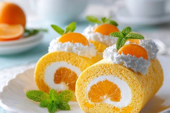 Rolada od sira i mandarina