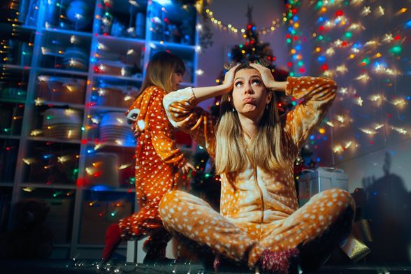 Mama u božićnom stresu