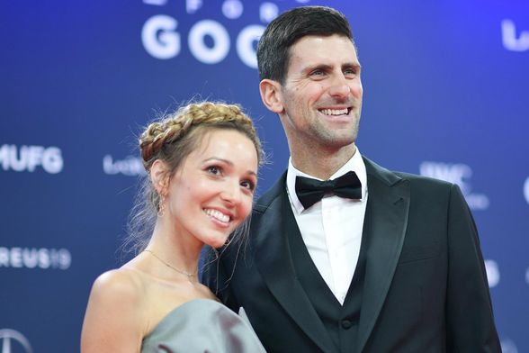 Jelena i Novak Đoković na dodjeli nagrada Laureus