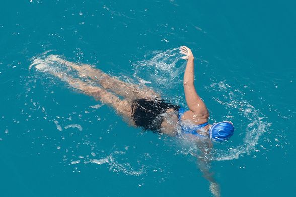 Diana Nyad 2013. godine kada je preplivala od Kube do Floride