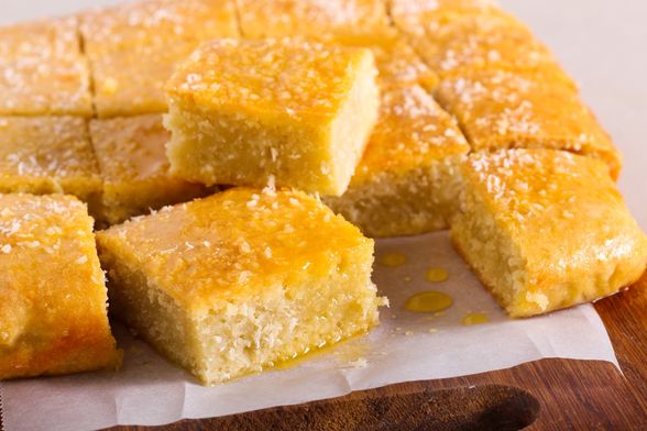 Kocke s grčkim jogurtom i kokosom