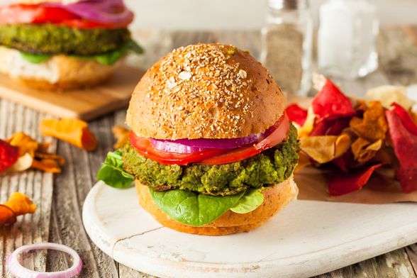 Burger od kvinoje i brokule