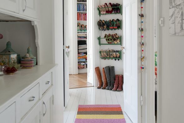 Ideje za uređenje uskog ulaznog hodnika - 7