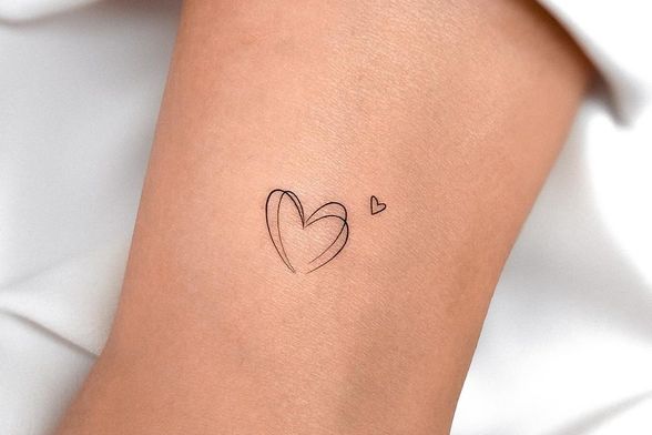 Minimalističke tetovaže s motivom srca