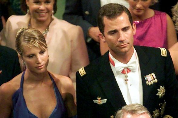 Eva Sannum i Felipe na vjenčanju norveškog princa Haakona 2001.