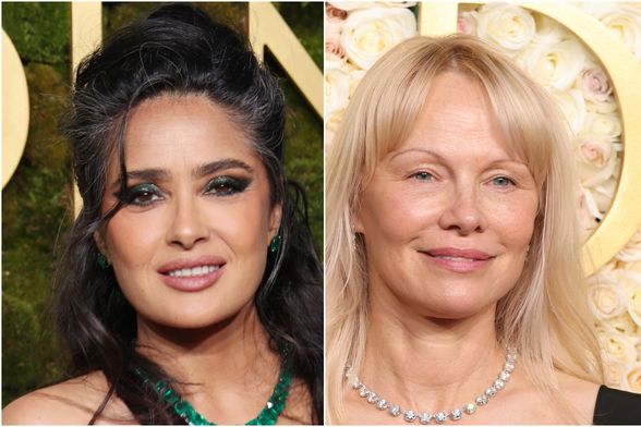 Salma Hayek i Pamela Anderson na Zlatnim globusima