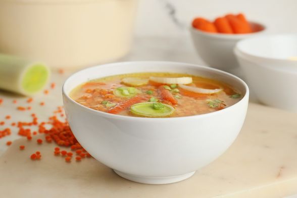 Varivo od poriluka i leće