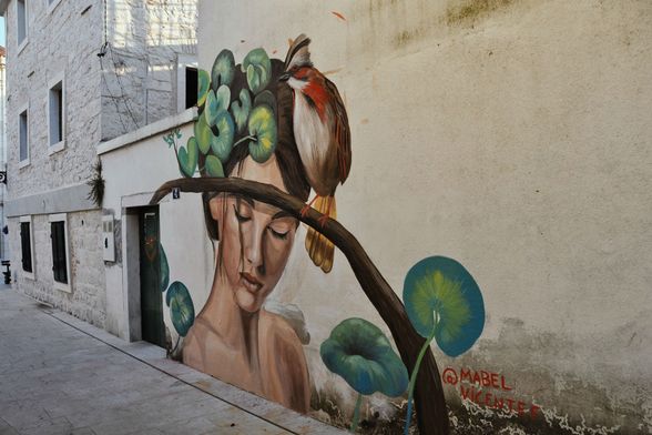 Mural koji je djelo Mabel Vicentef