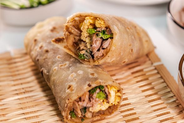 Tortilja s tunom i povrćem